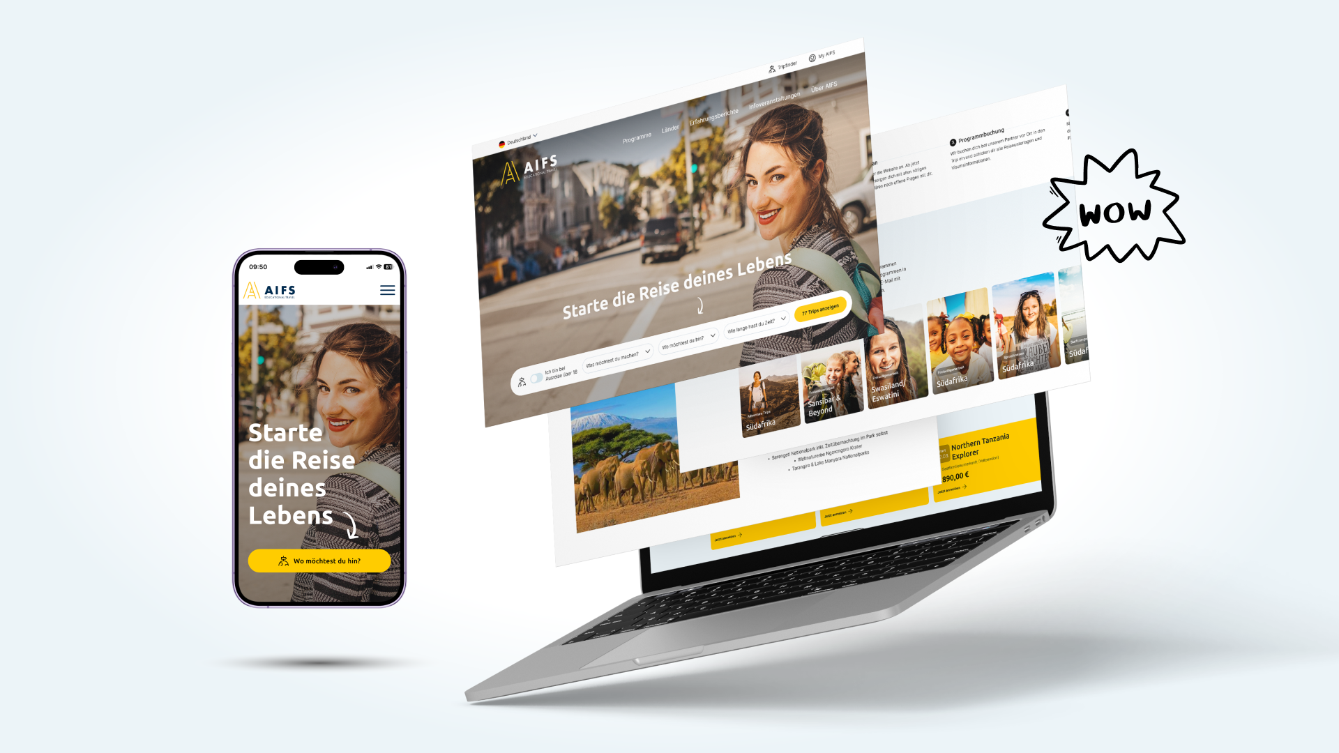 AIFS-Website Mockup
