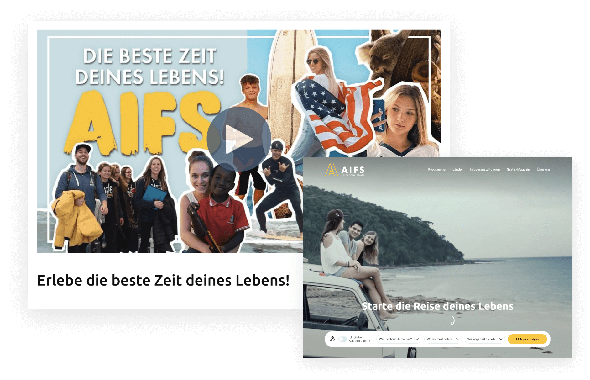 AIFS Customer project - Agency for Website relaunch with HubSpot CMS - SUNZINET
