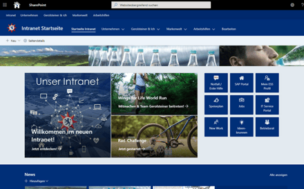 Gerolsteiner Brunnen | Intranet | SUNZINET