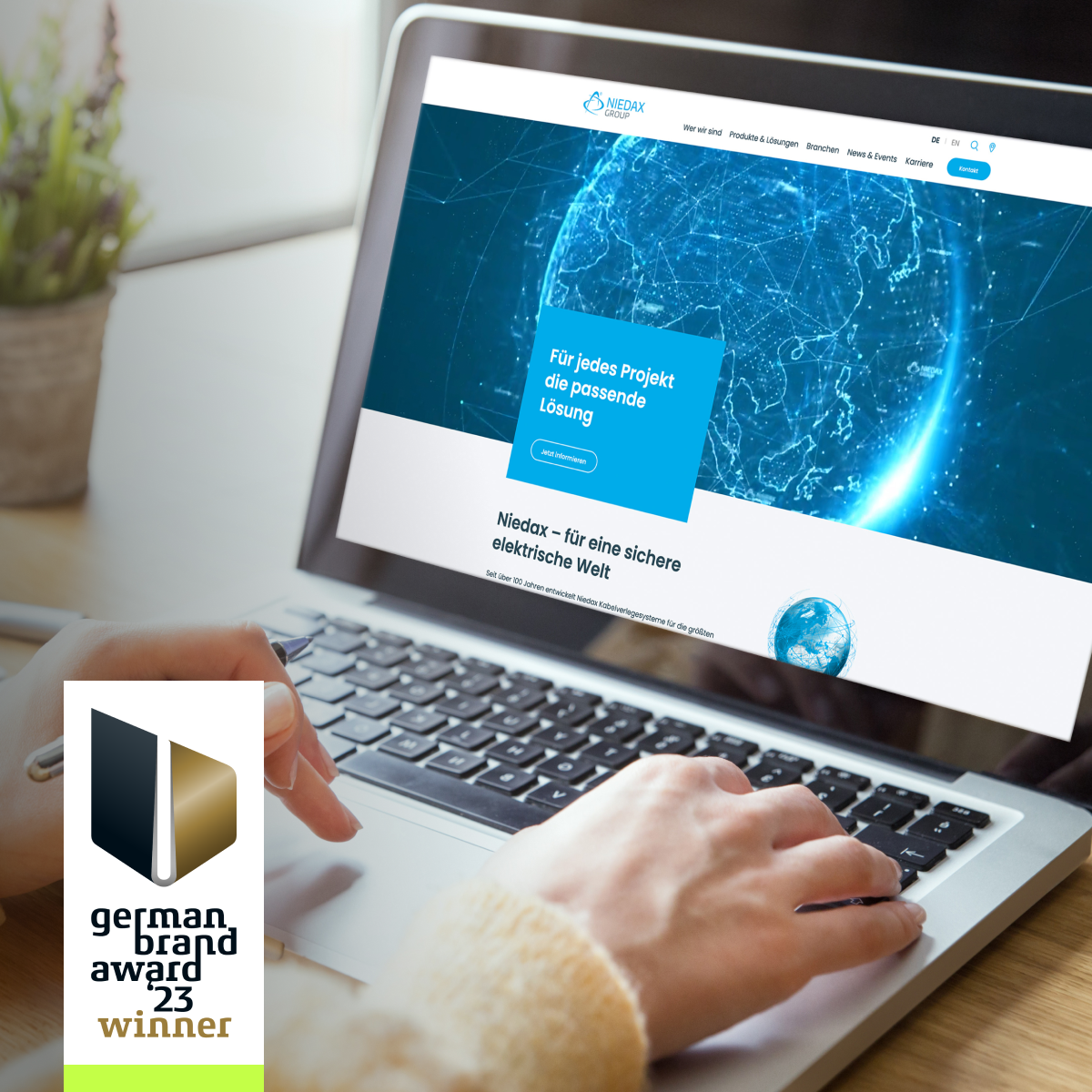Niedax projekt - Digitalagentur fuer brand strategy SUNZINET