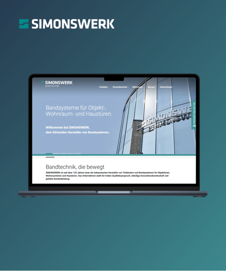 SIMONSWERK | Website Relaunch | SUNZINET
