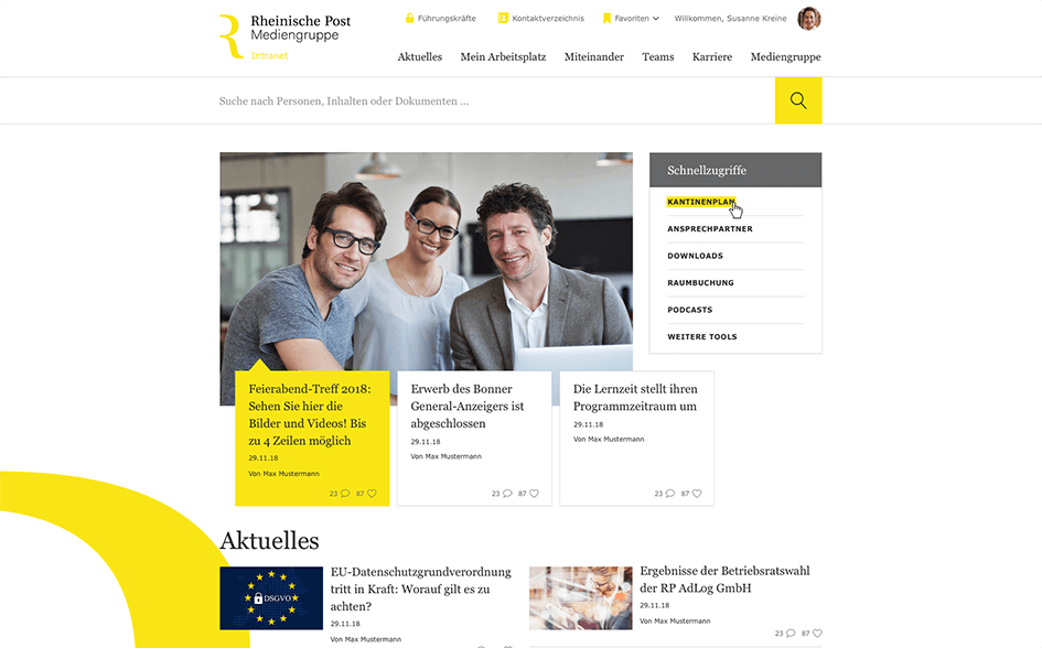 case-study-Rheinische_Post-Intranet-screenshots