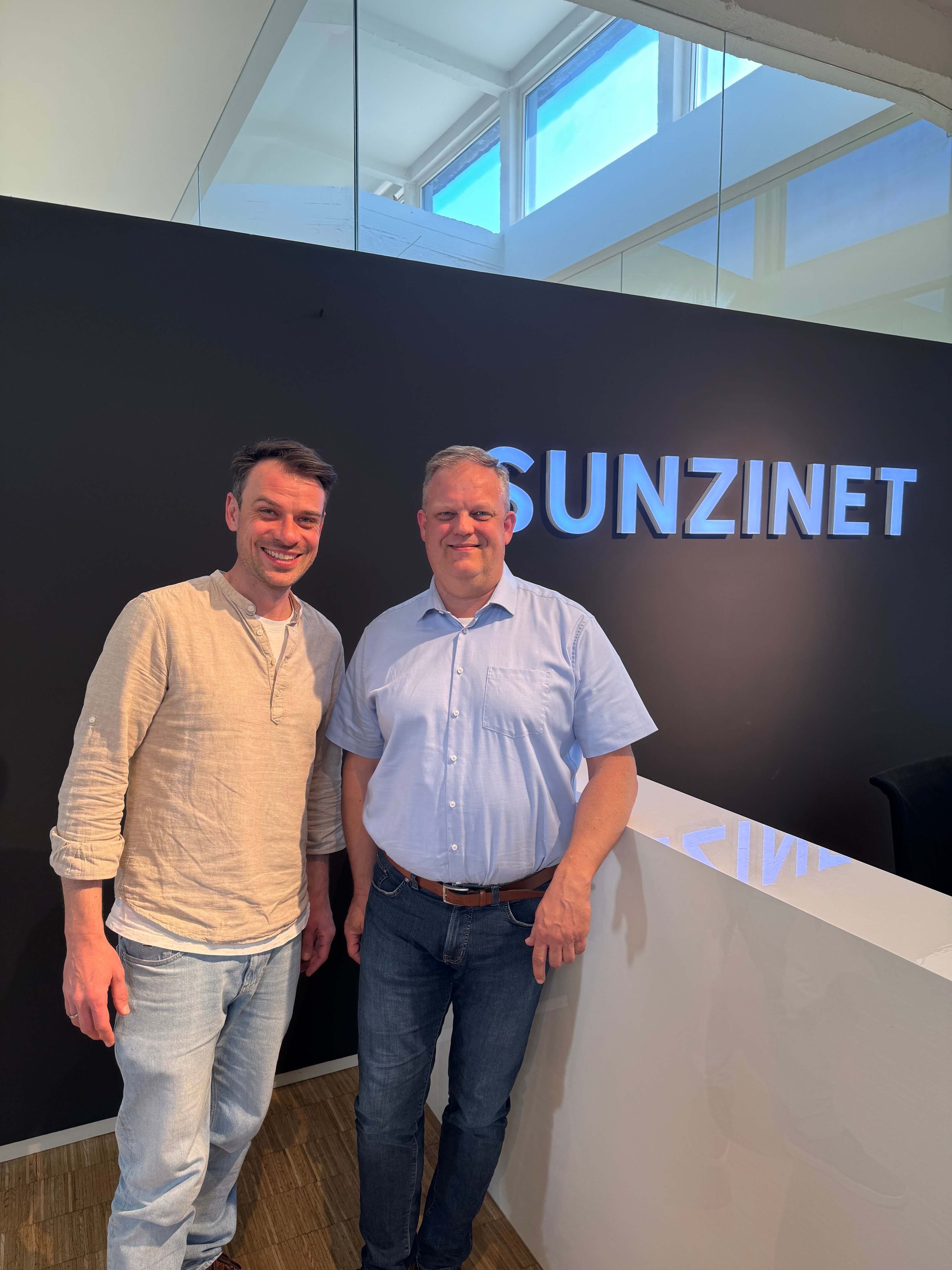 Marcel Epler SUNZINET und Denis Schmischke SIMONSWERK
