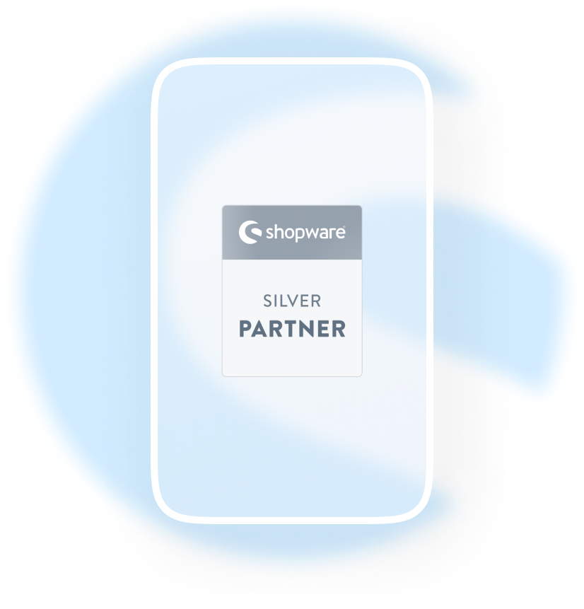 Auszeichnung Shopware Silver Partner Agentur