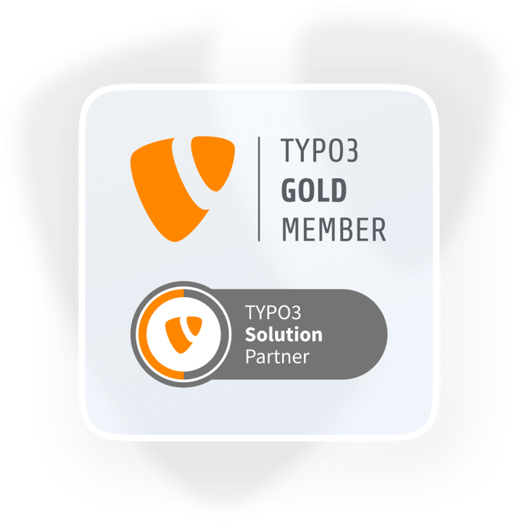 Auszeichnung für Typo3 Gold Member - TYPO3 Agentur SUNZINET