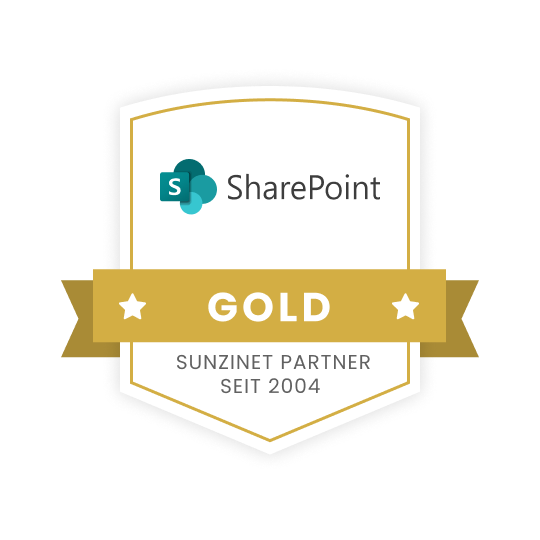 SUNZINET als SharePoint Agentur ist offizieller SharePoint Gold Partner