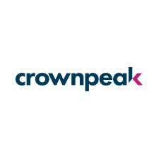  crownpeak, Digital experience Platform & Enterprise CMS logo, um zu zeigen, dass sunzinet eine crownpeak Partner-Agentur ist