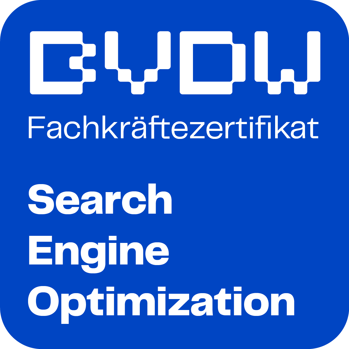 BVDW Fachkräftezertifikat - Digitalagentur SUNZINET