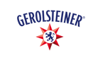 Kundenlogo der Digitalagentur SUNZINET - Gerolsteiner-Logo in Blau und Rot mit Löwe inmitten eines Sterns