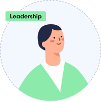 Young man wearing a green jumper, symbolizing leadership of a company | management of change process SUNZINET