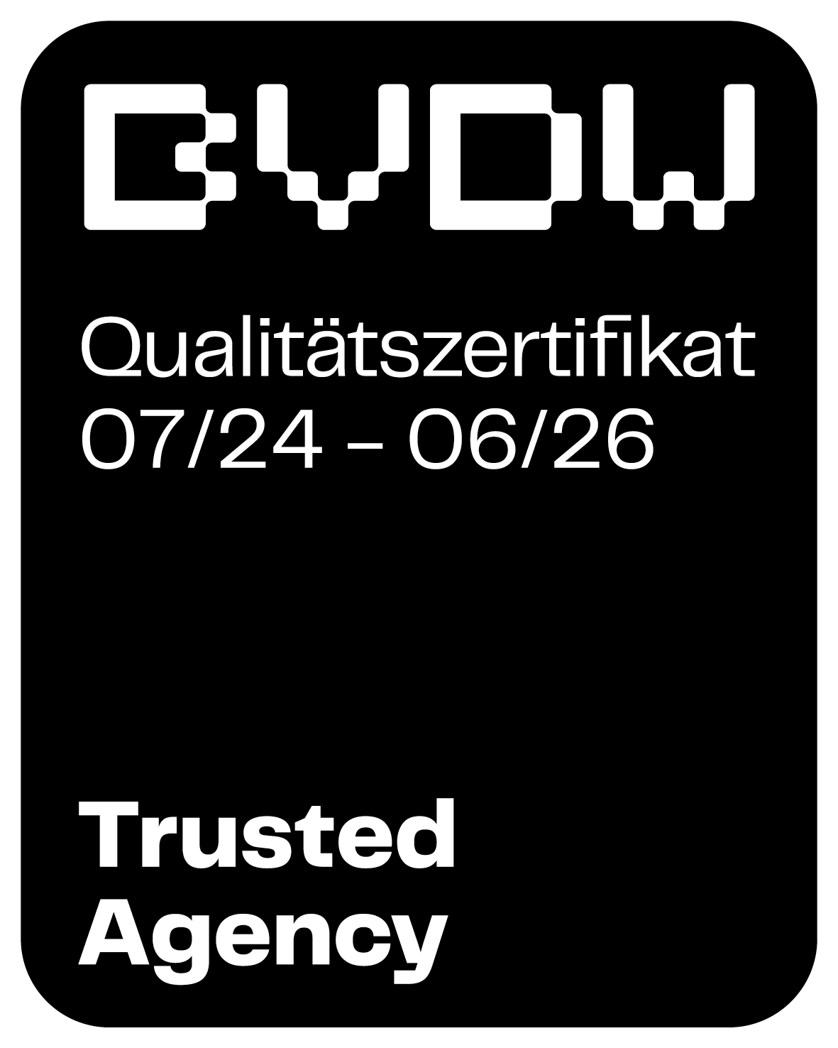 BVDW Qualitätszertifikat - BVDW Trusted Digitalagentur SUNZINET