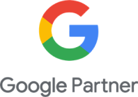 Das Google Partner Logo mit den Farben rot, gelb, grün und blau - Digitalagentur für Digital Marketing und Strategie - SUNZINET