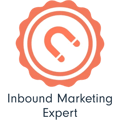 Certified HubSpot Inbound marketing Expert Badge | b2b leadgenerierung agentur SUNZINET