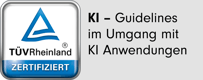 TÜV Rheinland-Guidelines im Umgang mit KI Anwendungen | KI-Hub von SUNZINET
