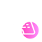 White icon of a laptop with a small pink dot in the bottom right corner | AI Infrastructure SUNZINET
