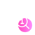 White icon of a bar graph and a magnifying glass with a small, decorative, pink dot in the bottom right corner. | AI integration SUNZINET