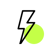 A symbol that depicts a downward-pointing lightning bolt - SUNZINET Digital Agency for AI Solutions