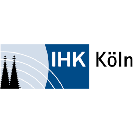Client Logo: Cologne Chamber of Industry and Commerce (IHK), Blue/White - Digital Agency SUNZINET