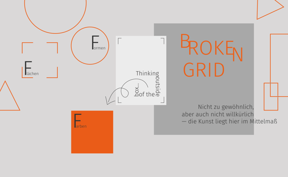 Broken Grid Grafik Designtrends 2020 - sunzinet AG