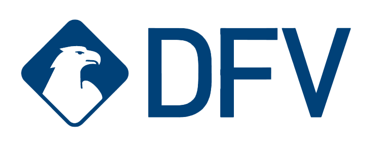 Customer Logo Deutsche Familienversicherung in blue - Full service Digital Agency SUNZINET