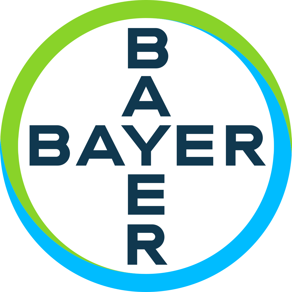 Kundenlogo Bayer blue und green - Full service Digital Agency SUNZINET