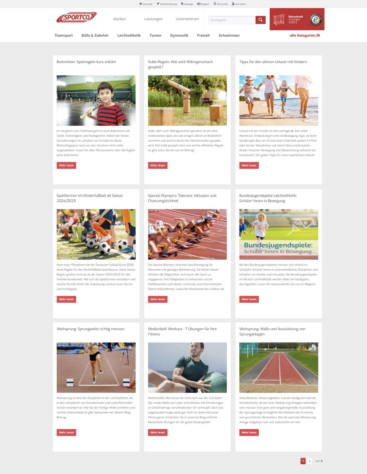 Sportco Magazin Screenshot