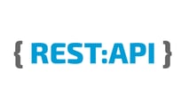 REST_API Logo in Blau und Schwarz Digitalagentur für Systemintegration und Prozessautomatisierung