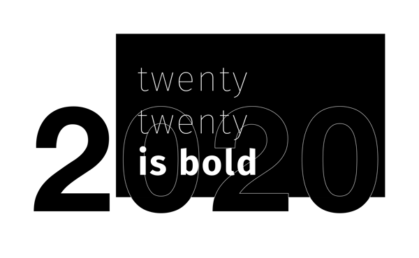 Typografie Grafik Designtrends 2020 - sunzinet AG